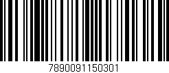 Código de barras (EAN, GTIN, SKU, ISBN): '7890091150301'