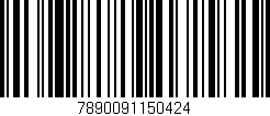 Código de barras (EAN, GTIN, SKU, ISBN): '7890091150424'