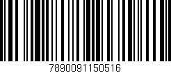 Código de barras (EAN, GTIN, SKU, ISBN): '7890091150516'