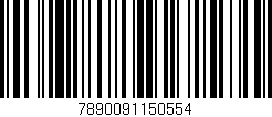Código de barras (EAN, GTIN, SKU, ISBN): '7890091150554'
