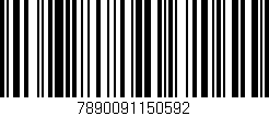 Código de barras (EAN, GTIN, SKU, ISBN): '7890091150592'