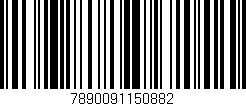 Código de barras (EAN, GTIN, SKU, ISBN): '7890091150882'
