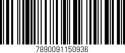 Código de barras (EAN, GTIN, SKU, ISBN): '7890091150936'