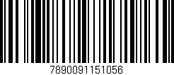 Código de barras (EAN, GTIN, SKU, ISBN): '7890091151056'