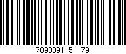 Código de barras (EAN, GTIN, SKU, ISBN): '7890091151179'