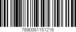 Código de barras (EAN, GTIN, SKU, ISBN): '7890091151216'