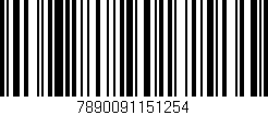 Código de barras (EAN, GTIN, SKU, ISBN): '7890091151254'