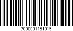 Código de barras (EAN, GTIN, SKU, ISBN): '7890091151315'