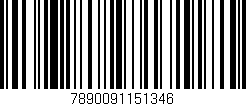 Código de barras (EAN, GTIN, SKU, ISBN): '7890091151346'