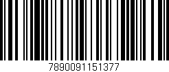 Código de barras (EAN, GTIN, SKU, ISBN): '7890091151377'