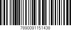 Código de barras (EAN, GTIN, SKU, ISBN): '7890091151438'