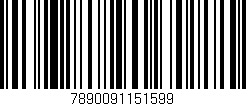 Código de barras (EAN, GTIN, SKU, ISBN): '7890091151599'