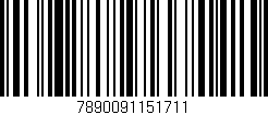 Código de barras (EAN, GTIN, SKU, ISBN): '7890091151711'