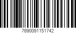 Código de barras (EAN, GTIN, SKU, ISBN): '7890091151742'