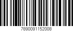 Código de barras (EAN, GTIN, SKU, ISBN): '7890091152008'