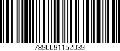 Código de barras (EAN, GTIN, SKU, ISBN): '7890091152039'
