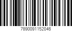 Código de barras (EAN, GTIN, SKU, ISBN): '7890091152046'