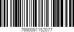 Código de barras (EAN, GTIN, SKU, ISBN): '7890091152077'