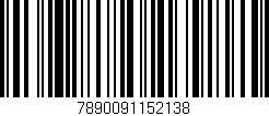 Código de barras (EAN, GTIN, SKU, ISBN): '7890091152138'
