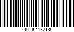 Código de barras (EAN, GTIN, SKU, ISBN): '7890091152169'