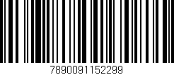 Código de barras (EAN, GTIN, SKU, ISBN): '7890091152299'