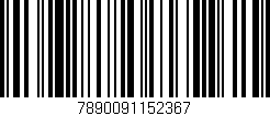 Código de barras (EAN, GTIN, SKU, ISBN): '7890091152367'