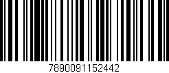 Código de barras (EAN, GTIN, SKU, ISBN): '7890091152442'