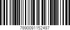 Código de barras (EAN, GTIN, SKU, ISBN): '7890091152497'