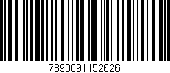 Código de barras (EAN, GTIN, SKU, ISBN): '7890091152626'