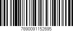 Código de barras (EAN, GTIN, SKU, ISBN): '7890091152695'