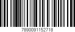 Código de barras (EAN, GTIN, SKU, ISBN): '7890091152718'