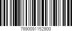 Código de barras (EAN, GTIN, SKU, ISBN): '7890091152800'