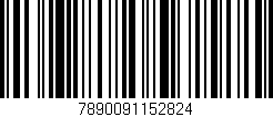 Código de barras (EAN, GTIN, SKU, ISBN): '7890091152824'