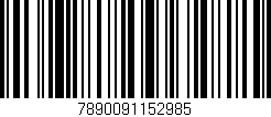 Código de barras (EAN, GTIN, SKU, ISBN): '7890091152985'