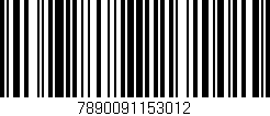 Código de barras (EAN, GTIN, SKU, ISBN): '7890091153012'