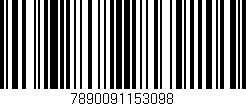 Código de barras (EAN, GTIN, SKU, ISBN): '7890091153098'