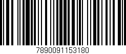 Código de barras (EAN, GTIN, SKU, ISBN): '7890091153180'