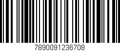 Código de barras (EAN, GTIN, SKU, ISBN): '7890091236708'