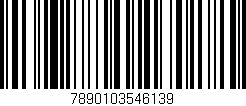 Código de barras (EAN, GTIN, SKU, ISBN): '7890103546139'