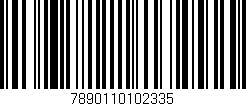 Código de barras (EAN, GTIN, SKU, ISBN): '7890110102335'