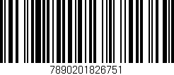 Código de barras (EAN, GTIN, SKU, ISBN): '7890201826751'