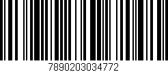 Código de barras (EAN, GTIN, SKU, ISBN): '7890203034772'