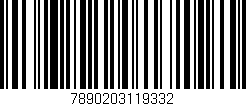 Código de barras (EAN, GTIN, SKU, ISBN): '7890203119332'
