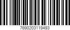 Código de barras (EAN, GTIN, SKU, ISBN): '7890203119493'