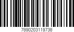 Código de barras (EAN, GTIN, SKU, ISBN): '7890203119738'