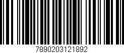 Código de barras (EAN, GTIN, SKU, ISBN): '7890203121892'