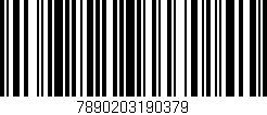 Código de barras (EAN, GTIN, SKU, ISBN): '7890203190379'