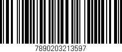 Código de barras (EAN, GTIN, SKU, ISBN): '7890203213597'