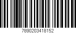 Código de barras (EAN, GTIN, SKU, ISBN): '7890203418152'
