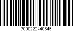 Código de barras (EAN, GTIN, SKU, ISBN): '7890222440646'